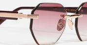 Ottica Mondello Roma - John Dalia - TIMOTHY-C516 - TIMOTHY - C516 Rose Gold - metal, acetate - shape Hexagonal - rose gold - EYEWEAR - SUNGLASSES - Unisex,Uomo,Donna,Women,Men - lens red - Made In France