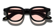 Ottica Mondello Roma - Moscot - OR-DAH-S47240200-T3 - DAHVEN  (47) - BLACK / CUSTOM NY ROSE LENS - Acetate - shape Panto - Black - EYEWEAR - SUNGLASSES - Unisex,Uomo,Donna,Women,Men - lens Pink - Made In China