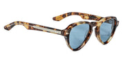 Ottica Mondello Roma - Jacques Marie Mage - JMMHA-8B - HATFIELD - HAVANA 8 - Acetate - shape Aviator - Havana - EYEWEAR - SUNGLASSES - Uomo,Men - lens Blue - Made In Japan