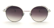 Ottica Mondello Roma - Matsuda - M3152.SG.PW.48 - M3152 - PALLADIUM WHITE / GREY GRADIENT - Titanium - shape Round - Palladium - EYEWEAR - SUNGLASSES - Unisex,Uomo,Donna,Women,Men - lens Gradient grey - Made In Japan