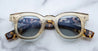 Ottica Mondello Roma - Jacques Marie Mage - JMMDU-10Y3 - DECADE COLLECTION: DEVAUX - DUN - Acetate - shape Panto - grey - EYEWEAR - SUNGLASSES - Uomo,Men - lens Blue - Made In Japan