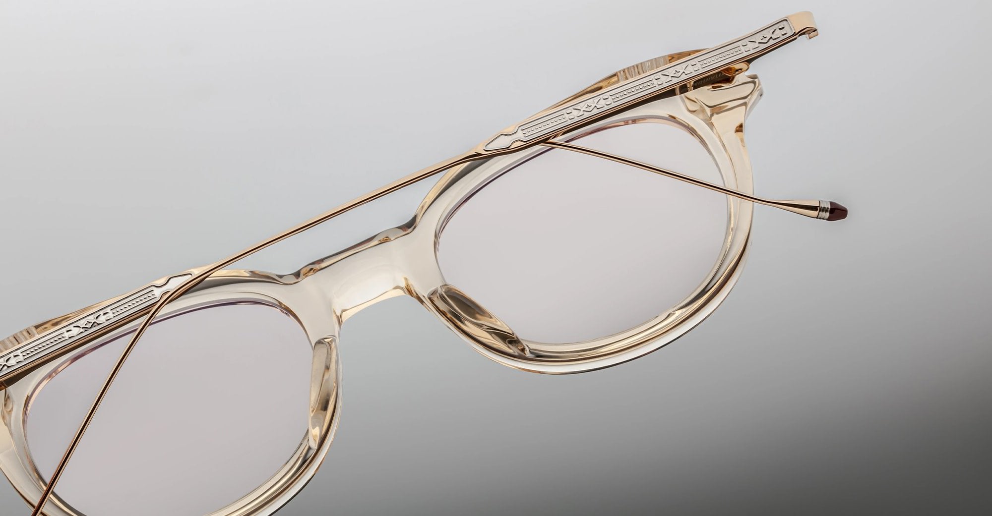 Ottica Mondello Roma - Jacques Marie Mage - JMMHIRX-1p - HISAO - PERLE RX - Acetate, titanium - shape Round - pink - EYEWEAR - EYEGLASSES - Donna,Women - lens Clear - Made In Japan