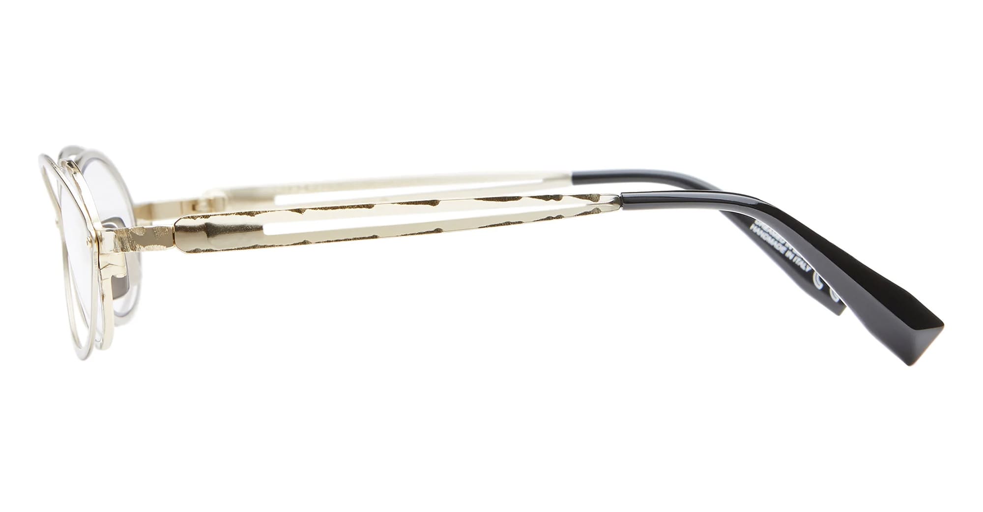 Ottica Mondello Roma - Kuboraum - KROH18GD000000OP - MASK H18 - GOLD RX - Metal - shape Oval - Gold - EYEWEAR - EYEGLASSES - Unisex,Uomo,Donna,Women,Men - lens Clear - Made In Italy