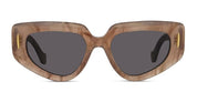 Ottica Mondello Roma - Loewe - LW40160I5164A - Anagram Brown Geometric Sunglasses - Acetate - shape  - brown - EYEWEAR - SUNGLASSES - Donna,Women - lens  - Made In Italy