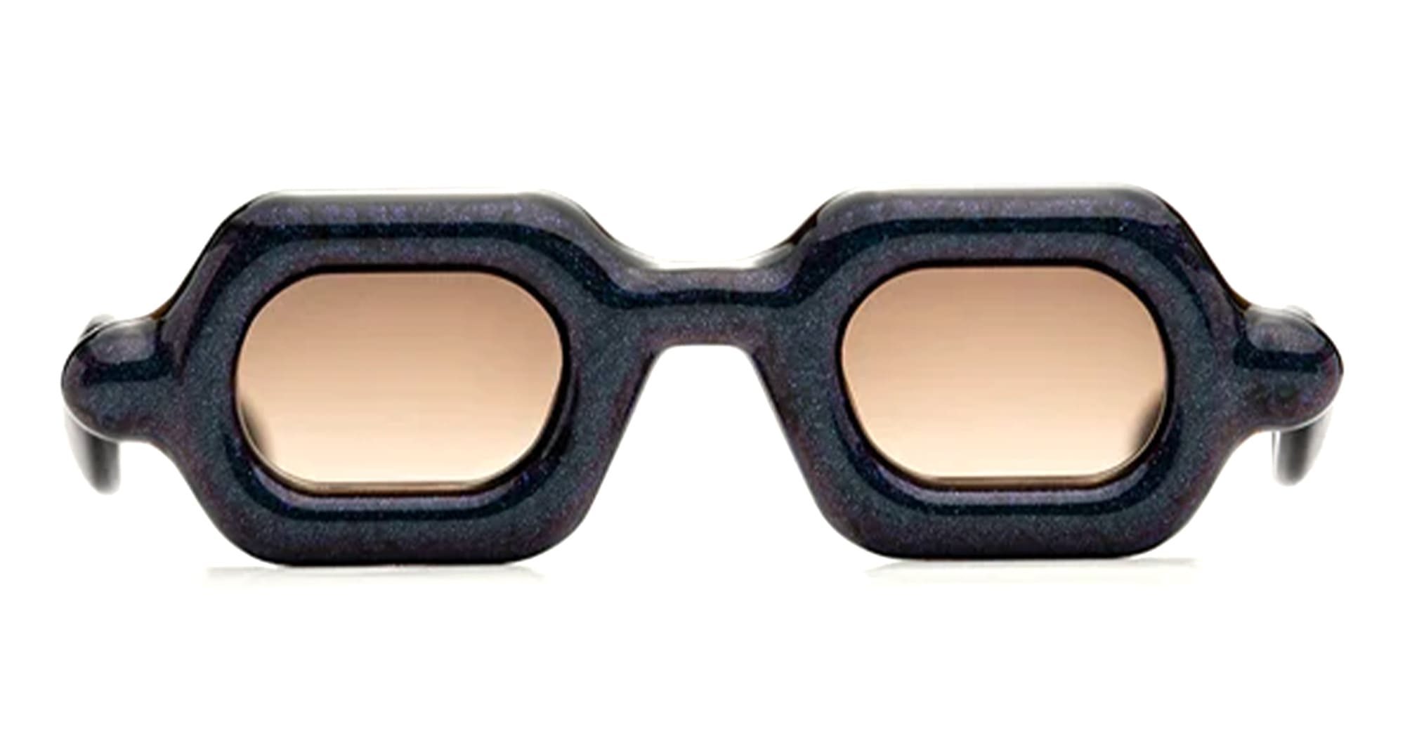 Ottica Mondello Roma - Paloceras - pebble-galaxy-glaze-sx - PEBBLE - GALAXY GLAZE SX - Acetate - shape Squared - Black - EYEWEAR - SUNGLASSES - Unisex,Uomo,Donna,Women,Men - lens Gradient brown - Made In China