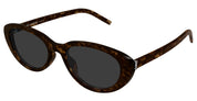 Ottica Mondello Roma - Saint Laurent - SL M154-002 - SL M154-002 - HAVANA - Acetate - shape Oval - Havana - EYEWEAR - SUNGLASSES - Donna,Women - lens Grey - Made In Italy