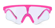 Ottica Mondello Roma - Alba Optics - 8050054518473 - DELTA LEI - FUCHSIA II / VZUM F-LENS FIRE - Tr90 - shape Mask - pink - EYEWEAR - SUNGLASSES - Unisex,Uomo,Donna,Women,Men - lens red - Made In Italy