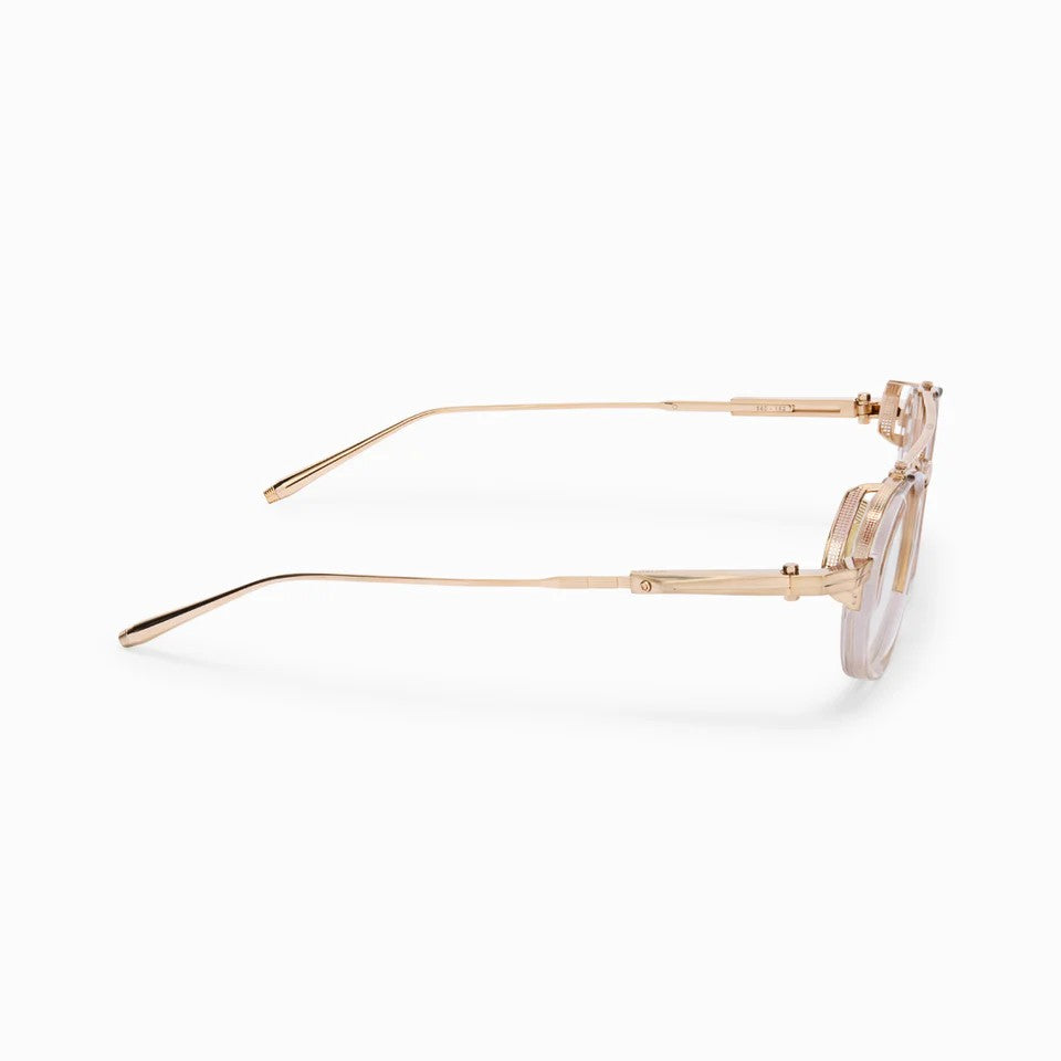 Ottica Mondello Roma - Akoni - AKX-512E-46 - INFINITY - BRUSHED 12K GOLD - Titanium - shape Aviator - Gold - EYEWEAR - EYEGLASSES - Unisex,Uomo,Donna,Women,Men - lens 24h - Made In Japan