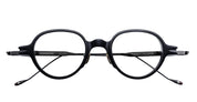 Ottica Mondello Roma - Jacques Marie Mage - JMMCRV-13C - CLARK VU - PHANTOM RX - Acetato, titanio - Forma rotonda - Nero - OCCHIALI - OCCHIALI DA VISTA - Unisex, Uomo, Donna - Lente: demo - Prodotto in Giappone