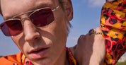 Ottica Mondello Roma - Cutler and Gross - GFSN-016-51-01 - THE GREAT FROG - BOWIE / SILVER - Titanium - shape  - grey - EYEWEAR - SUNGLASSES - Unisex,Uomo,Donna,Women,Men - lens  - Made In Japan