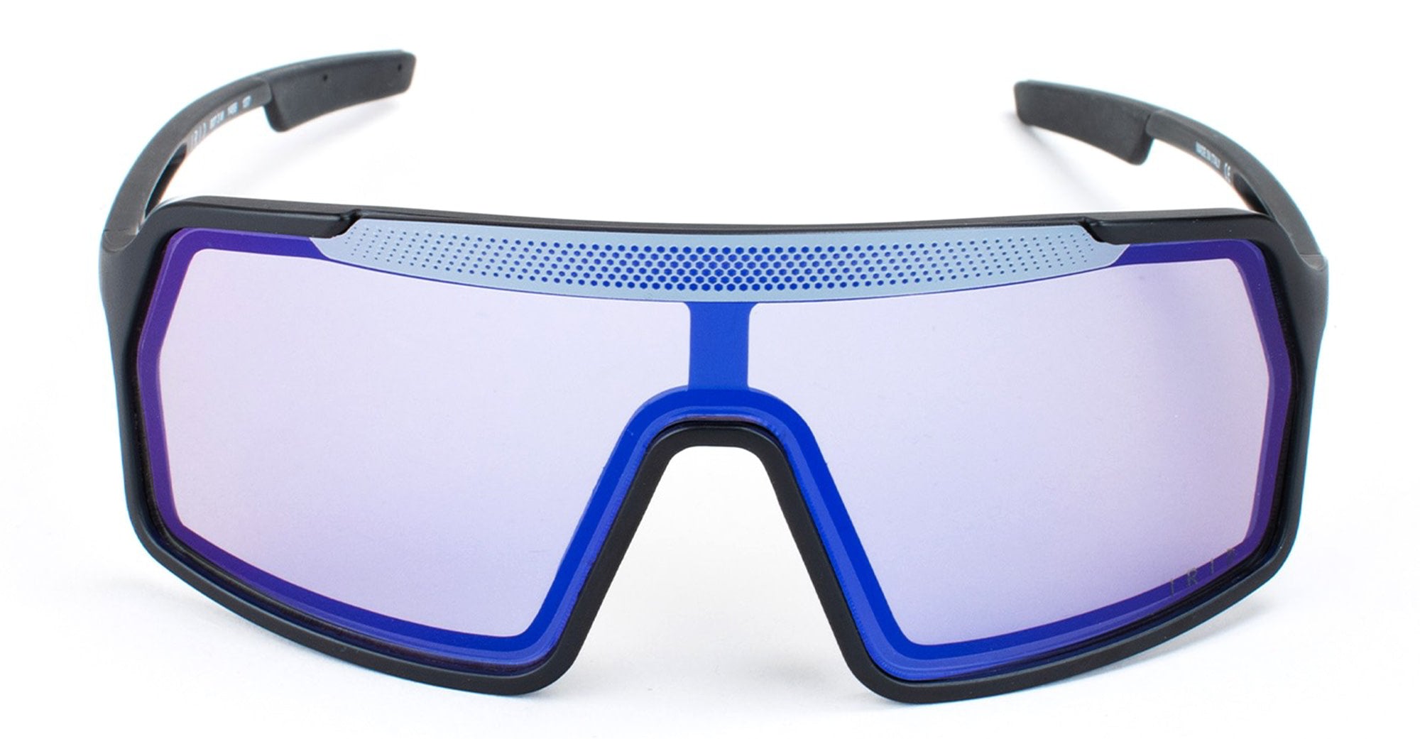 Ottica Mondello Roma - Out Of - XS145589M - Bot 3 - Black / White / IRID X-10 Medium - Acetate - shape Mask - black, white - EYEWEAR - SUNGLASSES - Unisex,Uomo,Donna,Women,Men - lens Blue - Made In Italy