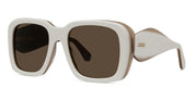 Ottica Mondello Roma - Loewe - LW40198U5325E - SIGNATURE IVORY SQUARED SUNGLASSES - Acetate - shape Squared - ivory - EYEWEAR - SUNGLASSES - Donna,Women - lens Brown - Made In Italy