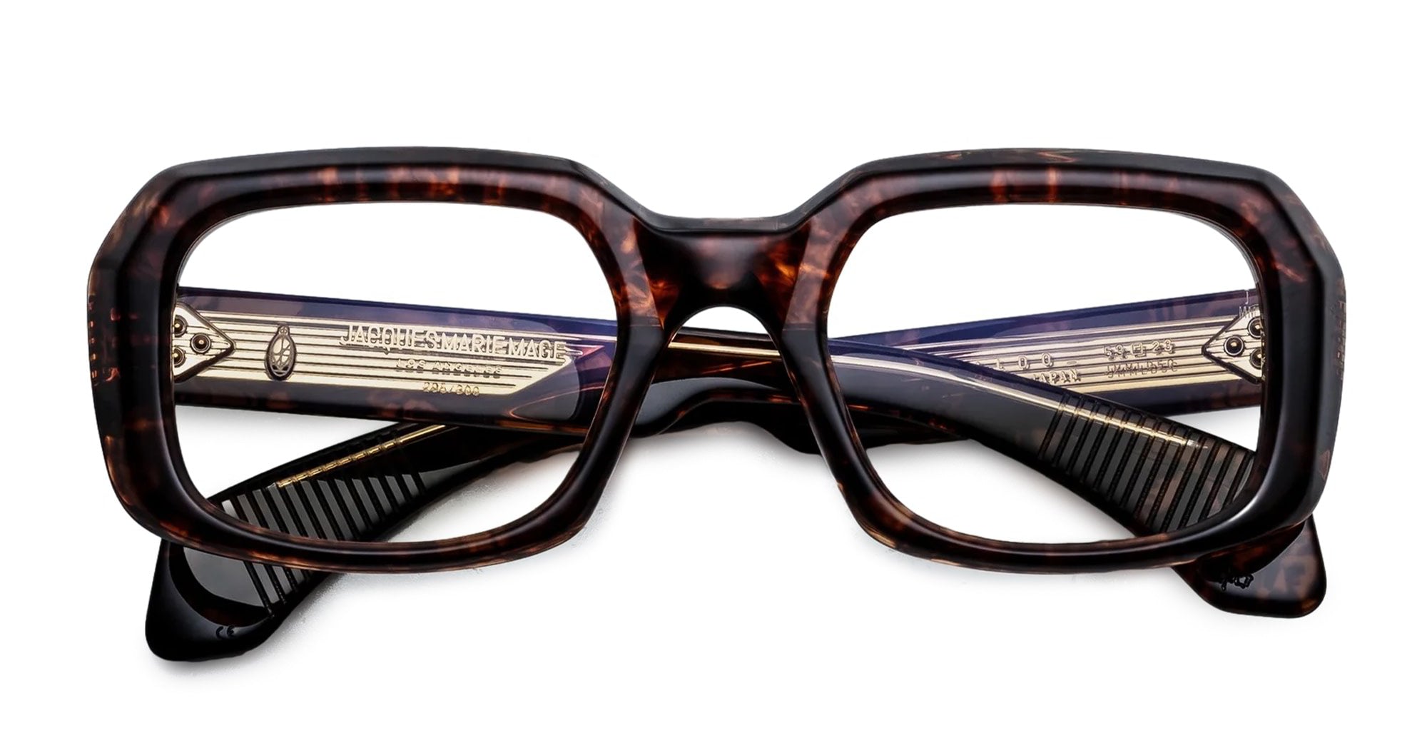 Ottica Mondello Roma - Jacques Marie Mage - JMMLDRX-5C - ALDO - ARGYLE RX - Acetate - shape Squared - Tortoise - EYEWEAR - EYEGLASSES - Unisex,Uomo,Donna,Women,Men - lens Clear - Made In Japan