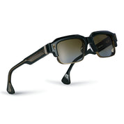 Ottica Mondello Roma - T HENRI - PCBR - PANTERA - BRITISH RACING GREEN - Acetate, titanium - shape Rectangular - green - EYEWEAR - SUNGLASSES - Unisex,Uomo,Donna,Women,Men - lens Gold - Made In Japan