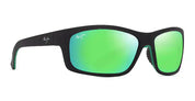 Ottica Mondello Roma - Maui Jim - MJ0766S-004 - KANAIO COAST - MATTE BLACK / GREEN / MAUI GREEN - nylon - shape Squared - Black - EYEWEAR - SUNGLASSES - Unisex,Uomo,Donna,Women,Men - lens Green - Made In Japan