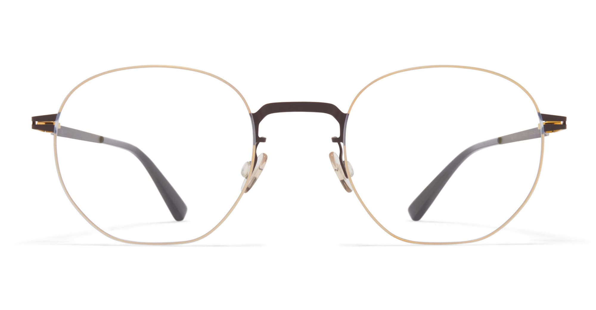 Ottica Mondello Roma - Mykita - 10066799 - WATARU - GOLD / DARK BROWN RX - stainless steel - shape  - Gold, brown - EYEWEAR - EYEGLASSES - Unisex,Uomo,Donna,Women,Men - lens  - Made In Germany