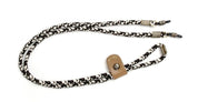 Silk cord - black /  white / brown