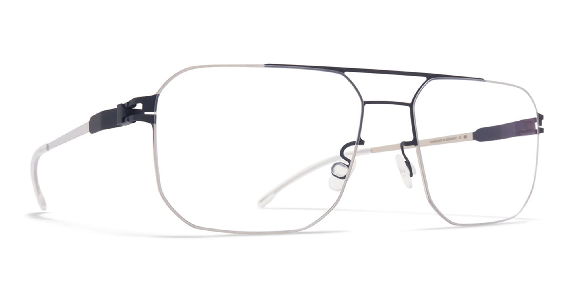 Ottica Mondello Roma - Mykita - 10091626 - REMBERT - SILVER / INDIGO RX - stainless steel - shape  - Silver, blue - EYEWEAR - EYEGLASSES - Unisex,Uomo,Donna,Women,Men - lens  - Made In Germany