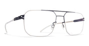 Ottica Mondello Roma - Mykita - 10091626 - REMBERT - SILVER / INDIGO RX - stainless steel - shape  - Silver, blue - EYEWEAR - EYEGLASSES - Unisex,Uomo,Donna,Women,Men - lens  - Made In Germany