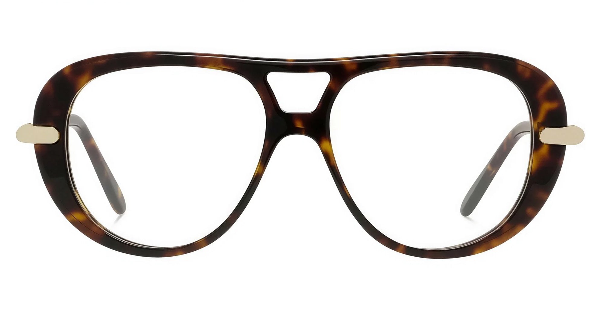 Ottica Mondello Roma - Loewe - LW50112I51052 - SLIM HAVANA PILOT EYEGLASSES - Acetate, metal - shape Pilot - Havana - EYEWEAR - EYEGLASSES - Donna,Women - lens Clear - Made In Italy