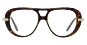 Ottica Mondello Roma - Loewe - LW50112I51052 - SLIM HAVANA PILOT EYEGLASSES - Acetate, metal - shape Pilot - Havana - EYEWEAR - EYEGLASSES - Donna,Women - lens Clear - Made In Italy