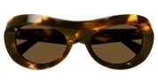 Ottica Mondello Roma - Bottega Veneta - BV1284S-002 - BV1284S-002 - HAVANA - Acetate - shape Oval - Havana - EYEWEAR - SUNGLASSES - Donna,Women - lens Brown - Made In Japan