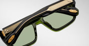 Ottica Mondello Roma - Jacques Marie Mage - JMMWK-10Y4 - DECADE COLLECTION: WALKER - ROVER - Acetate - shape Rectangular - green - EYEWEAR - SUNGLASSES - Uomo,Men - lens Green - Made In Japan