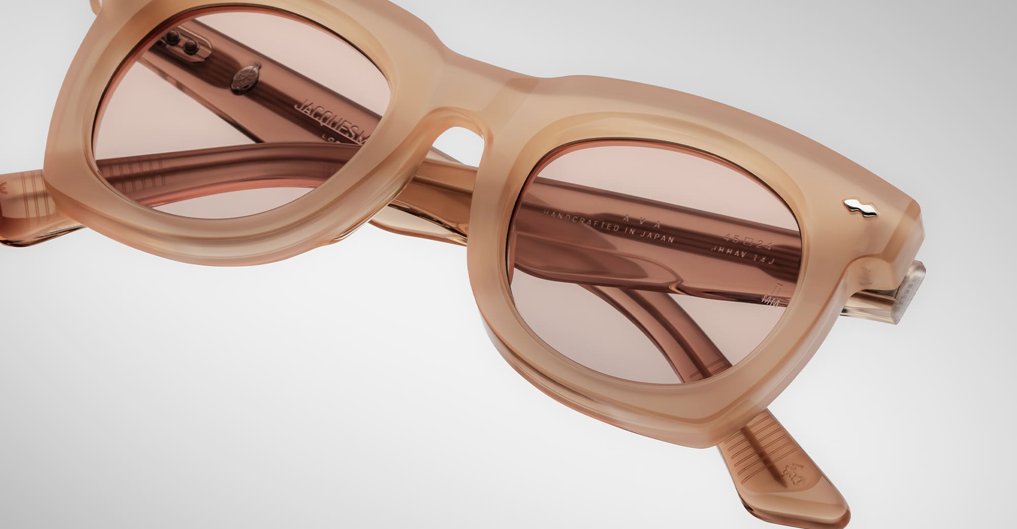 Ottica Mondello Roma - Jacques Marie Mage - JMMAV-14J - AVA - SUNDIAL - Acetate - shape Round - brown - EYEWEAR - SUNGLASSES - Unisex,Uomo,Donna,Women,Men - lens Brown - Made In Japan