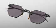 Ottica Mondello Roma - Jacques Marie Mage - JMMEO-88 - EL DORADO - BLACK - beta titanium - shape Octagonal - Black - EYEWEAR - SUNGLASSES - Unisex,Uomo,Donna,Women,Men - lens Black - Made In Japan