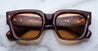 Ottica Mondello Roma - Jacques Marie Mage - JMMEZ-10Y5 - DECADE COLLECTION: ENZO - BRECCIA - Acetate - shape Squared - Havana - EYEWEAR - SUNGLASSES - Uomo,Men - lens honey - Made In Japan
