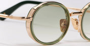 Ottica Mondello Roma - John Dalia - EDDIE-C431 - EDDIE - C431 Dark Green Translucid / Antique Gold - Metal - shape  - green, gold - EYEWEAR - SUNGLASSES - Unisex,Uomo,Donna,Women,Men - lens  - Made In France