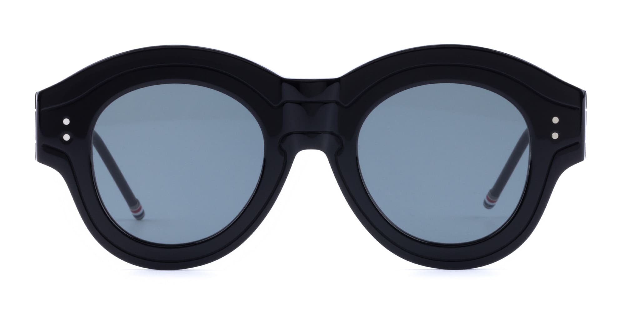Ottica Mondello Roma - Thom Browne - UES943A-G0002-001-49 - ROUND / BLACK - Acetate - shape  - Black - EYEWEAR - SUNGLASSES - Uomo,Men - lens  - Made In Japan