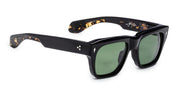 Ottica Mondello Roma - Jacques Marie Mage - JMMCASH-9A - JOHNNY CASH BY JMM: CASH - NOIR 9 - Acetate - shape  - Black - EYEWEAR - SUNGLASSES - Uomo,Men - lens  - Made In Japan