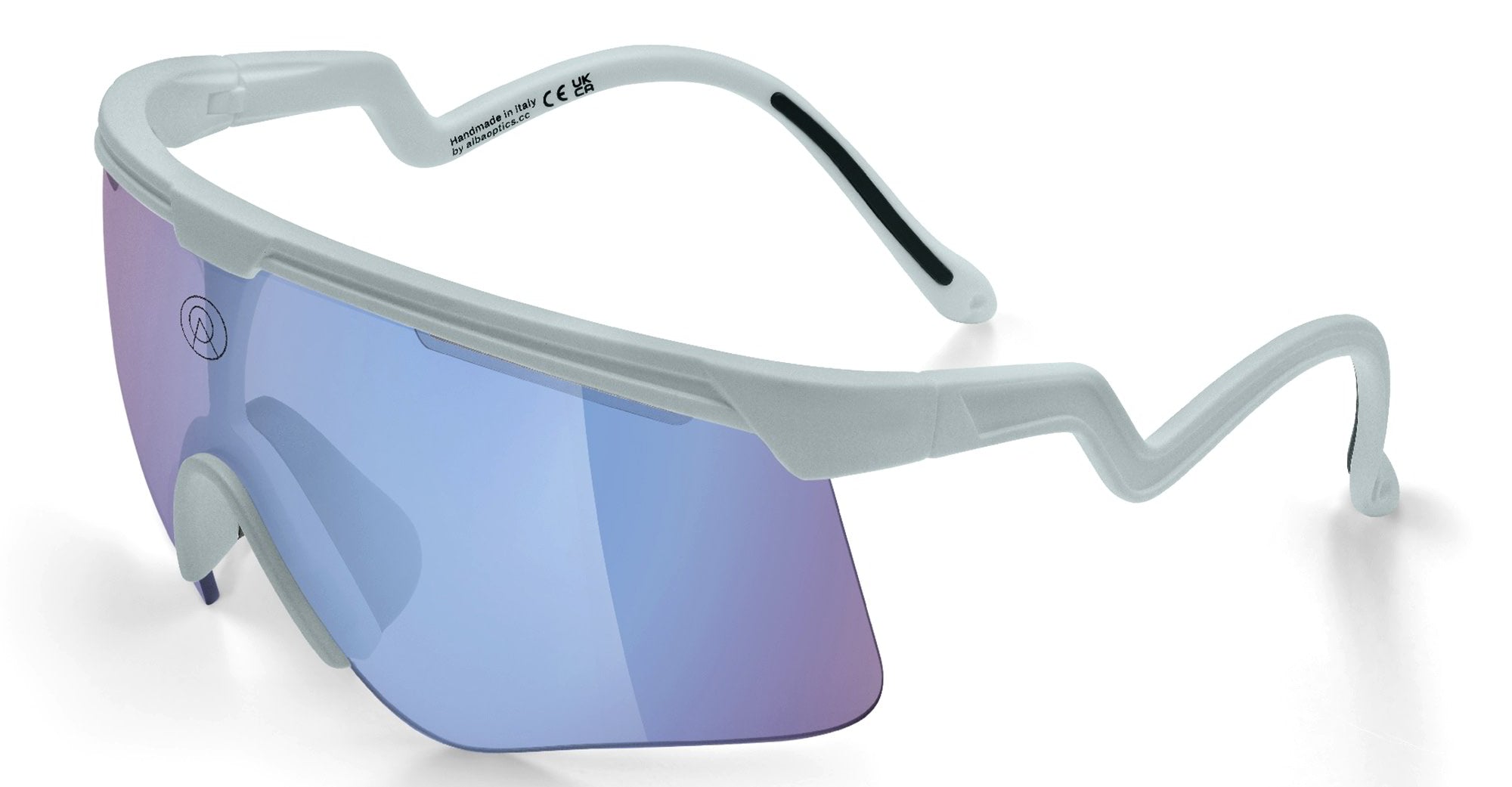 Ottica Mondello Roma - Alba Optics - 8050054517735 - DELTA - ICE / VZUM F-LENS FLM - Tr90 - shape Mask - grey - EYEWEAR - SUNGLASSES - Unisex,Uomo,Donna,Women,Men - lens purple - Made In Italy