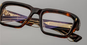 Ottica Mondello Roma - Jacques Marie Mage - JMMWKRX-6B - WALKER - HAVANA 6 RX - Acetate - shape Rectangular - Havana - EYEWEAR - SUNGLASSES - Uomo,Men - lens Clear - Made In Japan