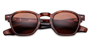 Ottica Mondello Roma - Jacques Marie Mage - JMMZPX-18P - ZEPHIRIN 47 - BOURBON - Acetate - shape Squared - brown - EYEWEAR - SUNGLASSES - Uomo,Men - lens Brown - Made In Japan