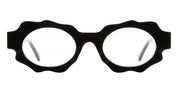 Ottica Mondello Roma - Kuboraum - KRO0G7BS000000OP - MASK G7 - BLACK SHINE RX - Acetate - shape Oval - Black - EYEWEAR - EYEGLASSES - Donna,Women - lens Clear - Made In Italy