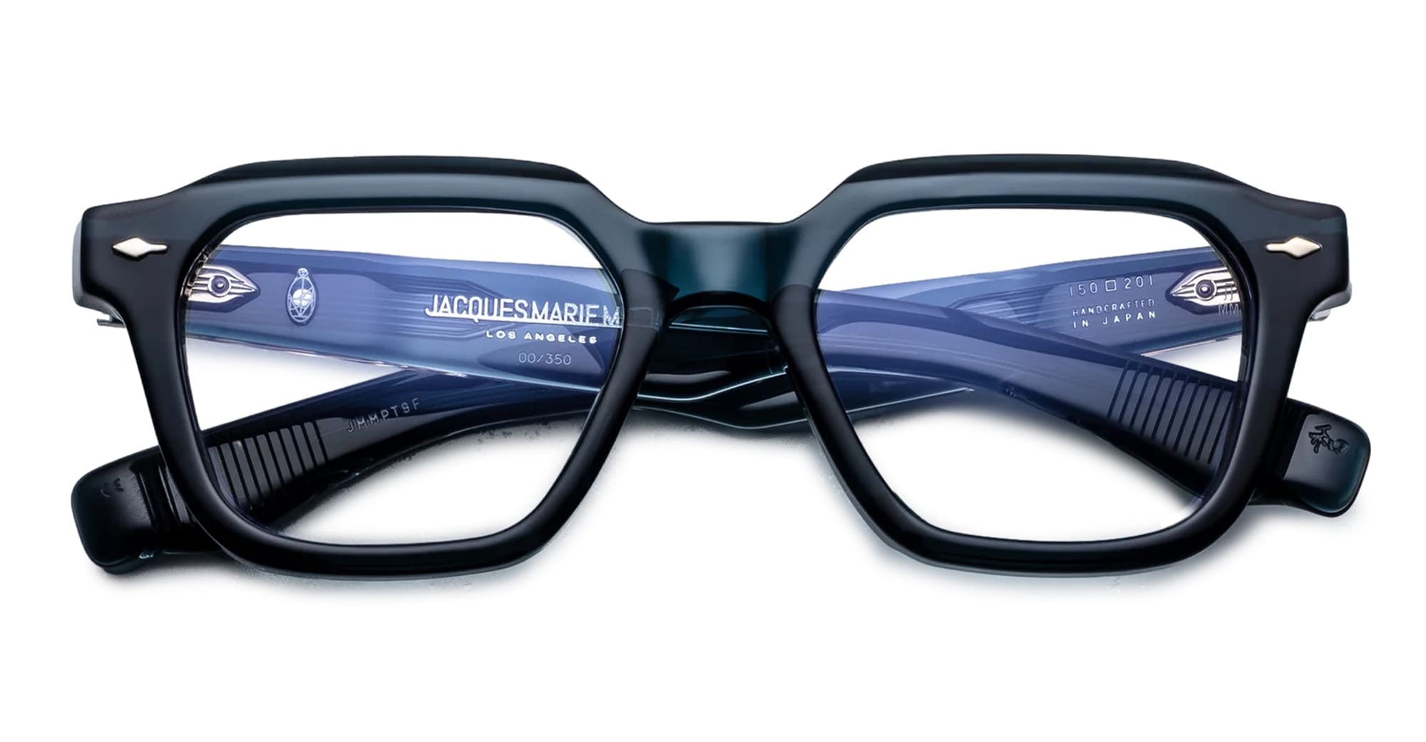 Ottica Mondello Roma - Jacques Marie Mage - JMMPTRX-9F - TOMLIN - INDIGO RX - Acetate - shape  - Tortoise - EYEWEAR - EYEGLASSES - Uomo,Men - lens  - Made In Japan