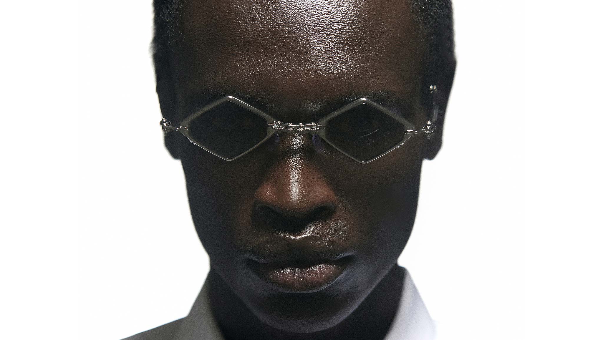 Ottica Mondello Roma - Kuboraum - KRSH80SI0000004G - MASK H80 SI - SILVER - Metal - shape Diamond - Silver - EYEWEAR - SUNGLASSES - Unisex,Uomo,Donna,Women,Men - lens silver - Made In Italy