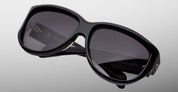 Ottica Mondello Roma - Jacques Marie Mage - JMMJV-58 - RAVELLO - RAVEN - Acetate - shape Round - Black - EYEWEAR - SUNGLASSES - Unisex,Uomo,Donna,Women,Men - lens Gradient black - Made In Italy