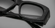 Ottica Mondello Roma - Jacques Marie Mage - JMMND-10S - NADJA - SLATE - Acetate - shape Oval - Black - EYEWEAR - SUNGLASSES - Donna,Women - lens Grey - Made In Japan