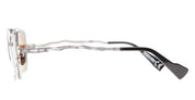 Ottica Mondello Roma - Kuboraum - KRSZ51SI0000002B - MASK Z51 SI - SILVER - metal, acetate - shape Squared - Silver - EYEWEAR - SUNGLASSES - Unisex,Uomo,Donna,Women,Men - lens Brown - Made In Italy