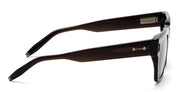 Ottica Mondello Roma - Akoni - AKS-113A-56 - COLUMBA - CRYSTAL BLACK / BLACK RHODIUM - 56 - Acetate - shape Squared - Black - EYEWEAR - SUNGLASSES - Unisex,Uomo,Donna,Women,Men - lens Green - Made In Japan