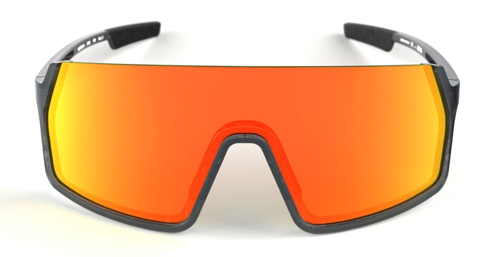 Ottica Mondello Roma - Out Of - XS211006S - VECTOR - FROST GREY / RED MCI SMALL - nylon - shape Mask - grey - EYEWEAR - SUNGLASSES - Unisex,Uomo,Donna,Women,Men - lens red - Made In Italy