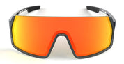 Ottica Mondello Roma - Out Of - XS211006S - VECTOR - FROST GREY / RED MCI SMALL - nylon - shape Mask - grey - EYEWEAR - SUNGLASSES - Unisex,Uomo,Donna,Women,Men - lens red - Made In Italy