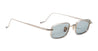 Ottica Mondello Roma - Jacques Marie Mage - JMMSK-54 - DUSK - ALTAN - Titanium - shape Rectngular - light gold - EYEWEAR - SUNGLASSES - Uomo,Men - lens light green - Made In Japan