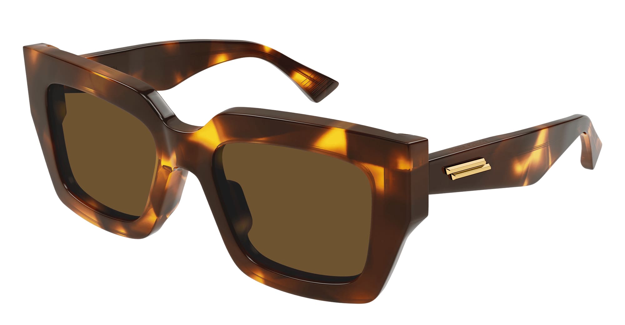 Ottica Mondello Roma - Bottega Veneta - BV1212S-005 - BV1212S-005 - HAVANA - Recycled acetate - shape  - Havana - EYEWEAR - SUNGLASSES - Donna,Women - lens  - Made In Italy