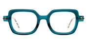 Ottica Mondello Roma - Kuboraum - KRO0P4RF000000OP - MASK P4 RF - RAINFOREST RX - Acetate - shape Squared - green - EYEWEAR - EYEGLASSES - Donna,Women - lens Clear - Made In Italy