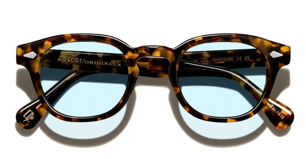 Moscot Lemtosh (46) - tortoise / custom belair blue lens