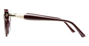 Ottica Mondello Roma - Kuboraum - KRS0J9DR0000002F - MASK J9 DR - BORDEAUX - Acetate - shape Squared - burgundy - EYEWEAR - SUNGLASSES - Unisex,Uomo,Donna,Women,Men - lens light grey - Made In Italy